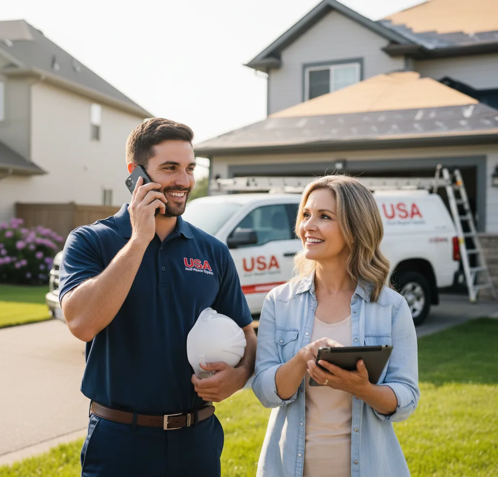 USA Roof Repair Experts customer support in Langston